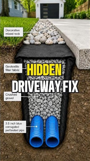 Flooded Driveway Drainage Fix