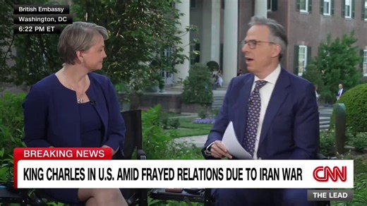 In an exclusive interview with Jake Tapper, British Foreign Secretary Yvette Cooper speaks about why she felt it was important to encourage King Charles to visit the US despite some calling for him to cancel the trip.