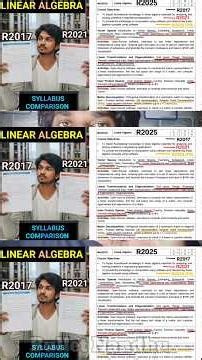Linear Algebra (MA25C02) Syllabus Comparison 2026🔥#annauniversity #linearalgebra #ma25c02 #m2 #r2025