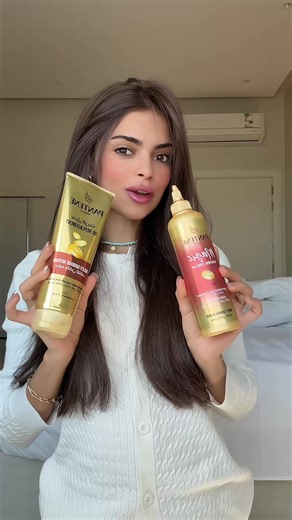 هذا الهاك مع بنتين اللي رجع شعري صحي ولامع طول الوقت ✴️ @PanteneArabia #pantene #shinyhair #glowwithpantene AD