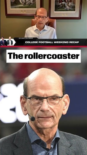 Finebaum talks about the CFB rollercoaster ride 👀