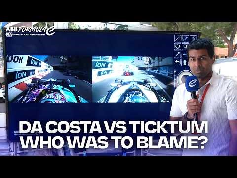 Karun Chandhok Breaks Down The Da Costa vs Ticktum Clash | 2026 Monaco E-Prix Round 9