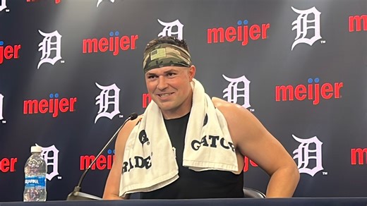 Detroit Tigers' Tarik Skubal talks rehab from left elbow surgery