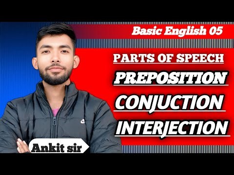 Parts of speech | Preposition Conjunction Interjection | for competitive exams ‪@dharatalacademy‬