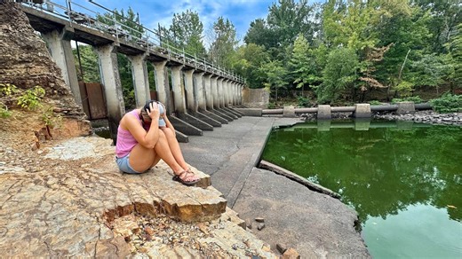 Lake drained for year leaves distressed fishing spot