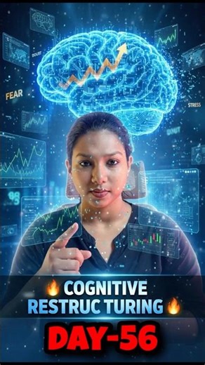 Day 56/100 — Cognitive Restructuring🧠#psychologytricks #100dayschallenge #CognitiveRestructuring