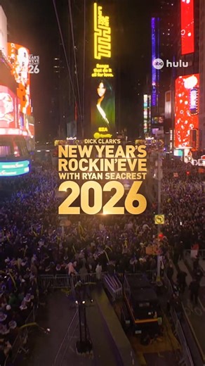 Live from the heart of NYC! 💫 We're ringing in 2026 with Ryan Seacrest and giving you a front-row seat to performers you can’t see anywhere else! Join the #RockinEve party tomorrow at 8 p.m. on ABC7! | ABC7