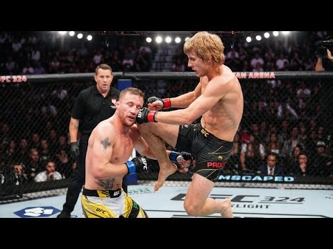 Paddy Pimblett KNOCKOUT Justin Gaethje at UFC 324 | Full Fight Highlights!