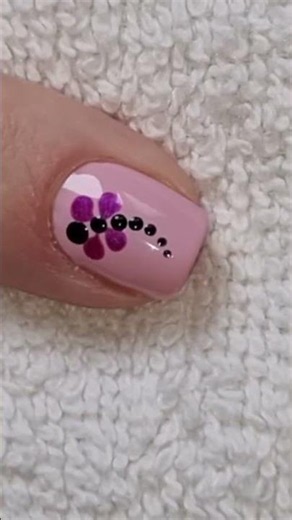 Purple Dragonfly Nail Art | Cute Girly Nails | #naildesign