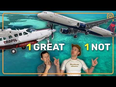The TRUTH About Flying First Class From Belize 🌴✈️ (Delta Air Lines)