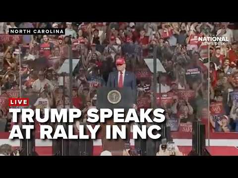 Trump speaks at North Carolina rally