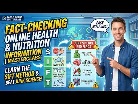 Fact-Checking Online Health & Nutrition Information | Masterclass