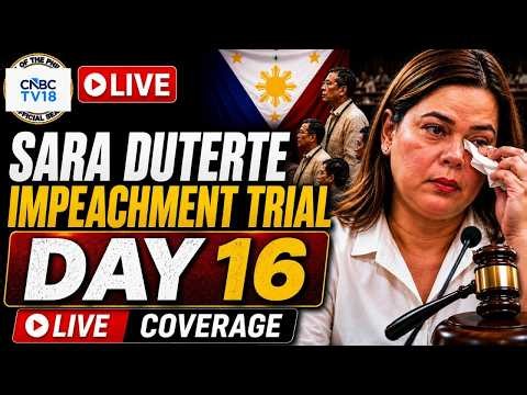 🔴Sara Duterte Impeachment Trial LIVE: Philippine Senate Hearing on Sara Duterte | Aug 17th | N18G