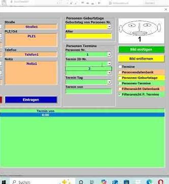 Checkbox Filteransicht P Termine Terminkalender mit Bildern in Excel VBA