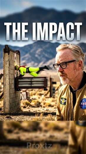 What Happens If A Human Breaks the Sound Barrier 🤔 MythBusters#shorts #experiment