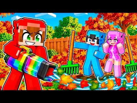 Me Hice Pasar por NOOB, Luego QUITÉ TODAS LAS HOJAS en Minecraft!