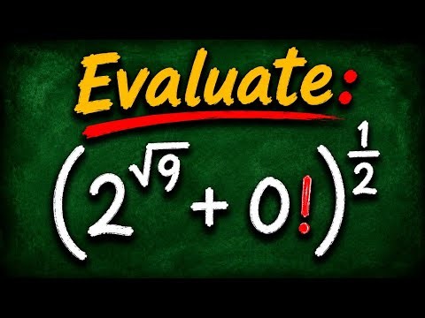 Exponents & Factorials: Most Fail To Evaluate This Correctly! | A Tricky Algebra Problem