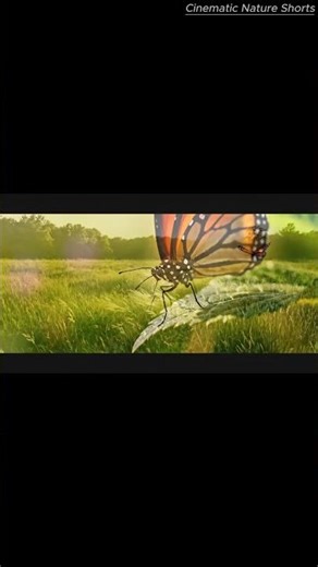 Monarch Butterfly Migration Explained: The Epic Journey in 40 Seconds (40s) #shorts