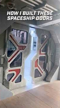 I'm Building Spaceship Style Sliding Doors! This Is How I Did It!