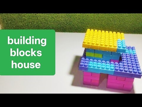 How to make an house with Building Blocks home Building Blocks Kids/Block house 