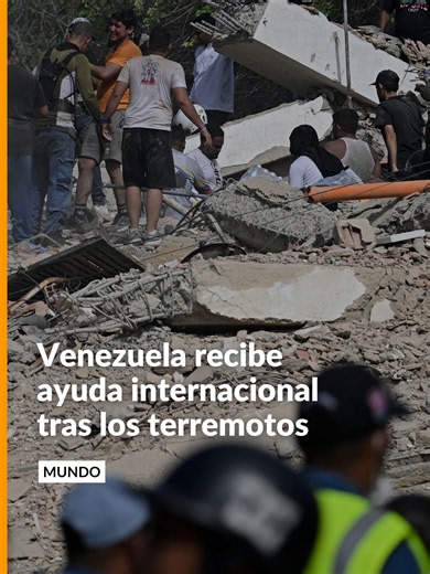 #Mundo | Varios países se están uniendo a las labores de ayuda humanitaria para apoyar a Venezuela tras los terremotos que dejaron varios muertos y miles de personas afectadas. Chile enviará equipos voluntarios para remover escombros, México enviará un equipo militar de rescatistas y Estados Unidos dará 150 millones de dólares a través de organizaciones aliadas. Por su parte, el Papa León XIV envió una ayuda de 100 mil euros, suma desembolsada por la Limosneria Apostólica. Siga la señal de Notic