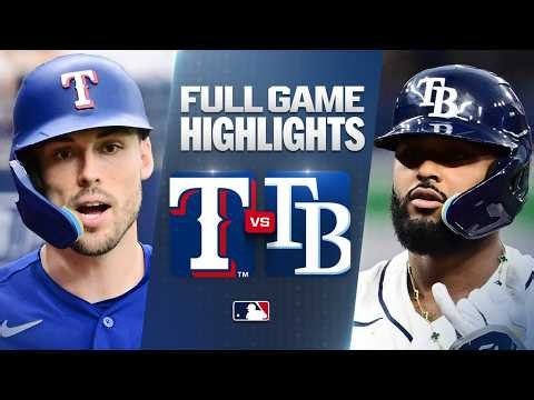 RANGERS vs. RAYS: Official Full Game Highlights (July 28) | 2026 MLB Season