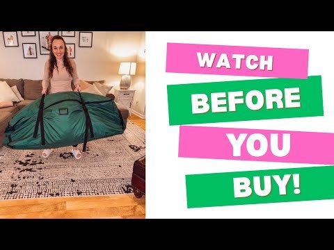 Christmas Tree Storage bag, watch us pack up our tree.