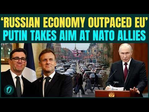 ‘Russia Outpaced EU in Growth’: Putin SHOWS Mirror To Macron, Burnham Over Economic Growth Amid War