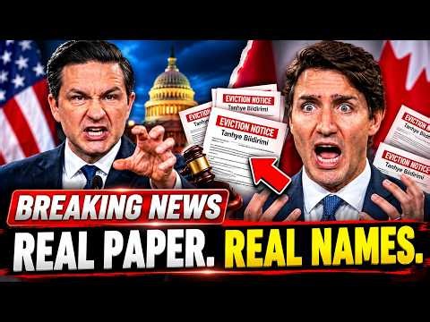 Breaking News | Poilievre Hands Trudeau Eviction Notices Live — _Look At What You've Done