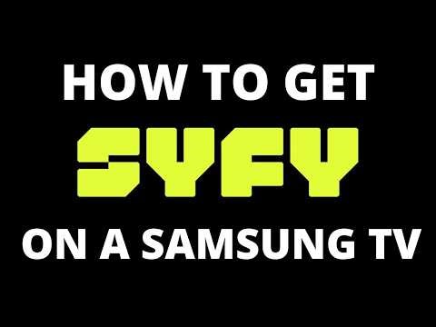 How To Get SyFy App on a Samsung TV