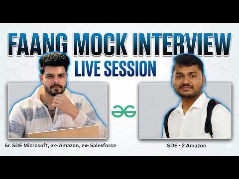 I got Interviewed by FAANG 🚀 engineer on GFG Connect! 🔥