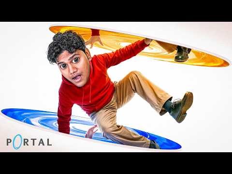 YOU CAN ESCAPE BUT YOU ONLY HAVE A PORTAL MAKING GUN
