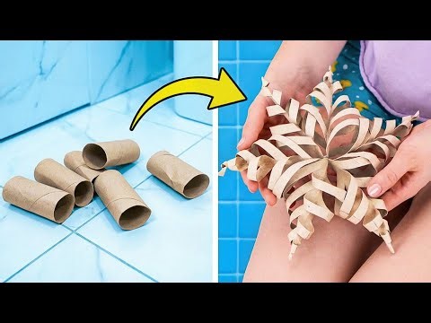Genius Crafts You Can Make from Toilet Paper Rolls 🎨♻️