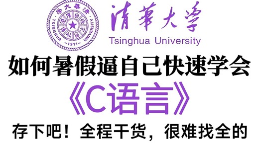 【全198集】2026年B站最全最细的C语言零基础全套教程（包含基础语法+配套练习），带你从入门到精通C语言，学完直接起飞！小白看这一套C语言教程就够了！