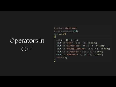 Arithmetic, Relational & Logical Operators in C++ | Full Tutorial for Beginners