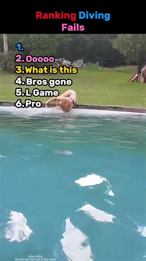 Ranking Diving Fails #ranking