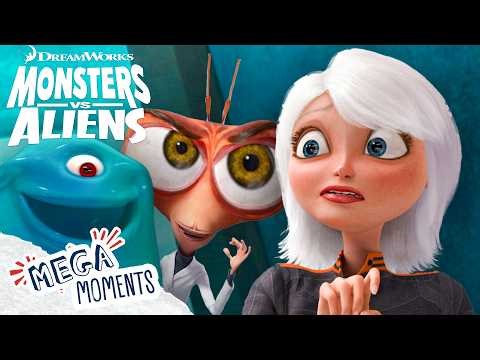 Monster Prison! 👻 | Monsters VS Aliens | Mega Moments