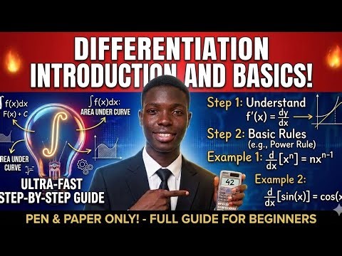 DIFFRENTIATION CALCULUS Explained | Derivative Rules That Actually Make Sense