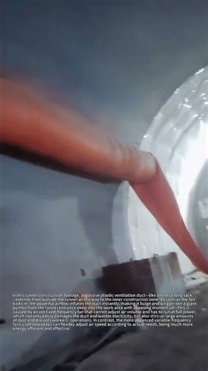 Tunnel Vent Fans: Dumb Brute Force vs Smart Tech #TunnelConstruction #ConstructionTech