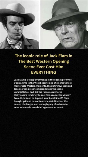 The iconic role of Jack Elam in The Best Western Opening Scene Ever Cost Him EVERYTHING#shorts#viral