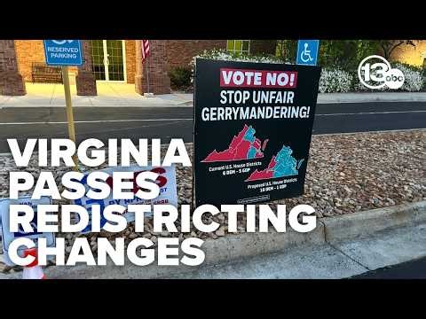 Virginia voters approve major redistricting plan that could boost Democrats' seats in Congress