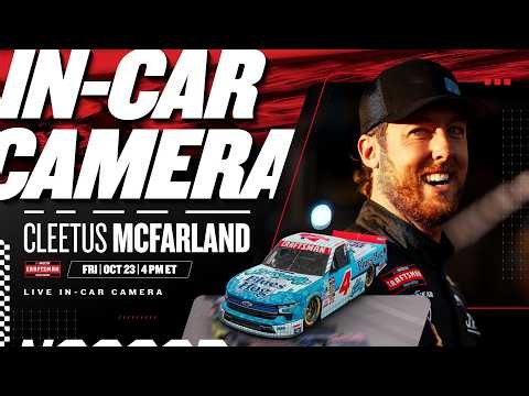 Cleetus McFarland's In-Car Camera at Talladega | NASCAR Craftsman Trucks Series