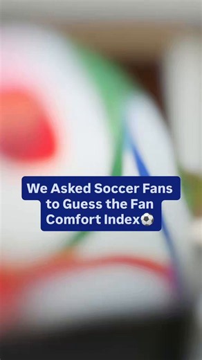 ☀️⚽️ Can soccer fans guess the Fan Comfort Index?We hit the streets to put The Weather Channel’s exclusive Fan Comfort Index to the test and see how fans rated match day weather from 1 to 5. 🥵What score would you give today’s weather? Drop your number below. 👇