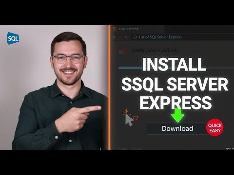 Download & Install SQL Server Express Edition Step by Step | SQL Server Express E7 Setup Tutorial