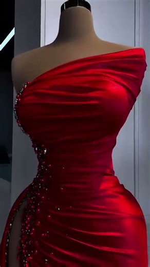 To order this enchanting red gown, send us a DM at A masterpiece of passion and allure, this