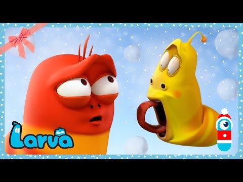 Larva - Guerra de Bola de Neve! ❄️ Feliz Natal! 🎁 Dibujos animados para niños | WildBrain Português