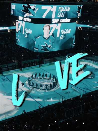 Macklin Celebrini San Jose Sharks 'Love Me' Trend Video