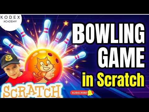 Scratch Bowling Game Tutorial | Fun School Project for Kids | Make a game in scratch