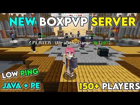 NEW BoxPvP Server Is RELEASED | Best BoxPvP Server 1.21.11 | Java + PE Low Ping 100+ Players