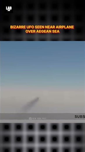 Mysterious Bizarre UFO Caught On Camera Near Airplane Over Aegean Sea #shorts #alien #alien
